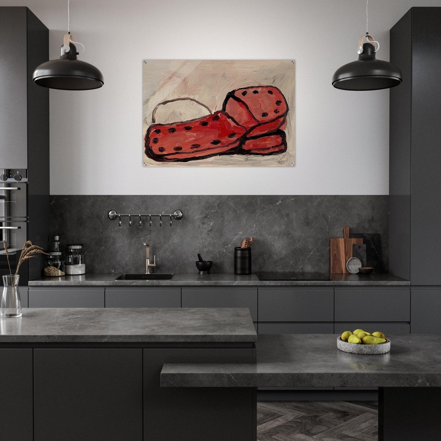 SHOES 1968 - Philip Guston Acrylic Print - 70x100 cm / 28x40″ inches