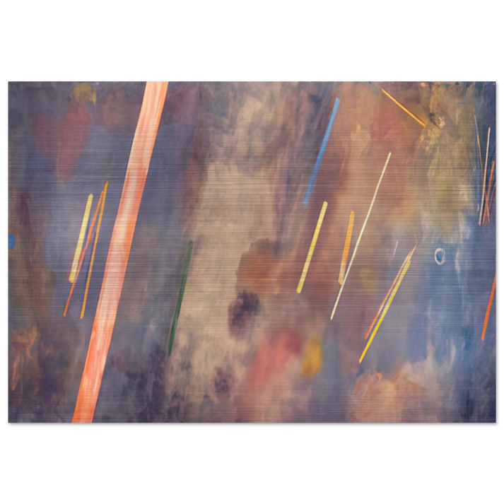 For William Blake - 1968 - Ronnie Landfield Brushed Aluminum Print - 70x100 cm / 28x40 inches | Ronnie Landfield Aluminum Print | Ronnie Landfield Prints