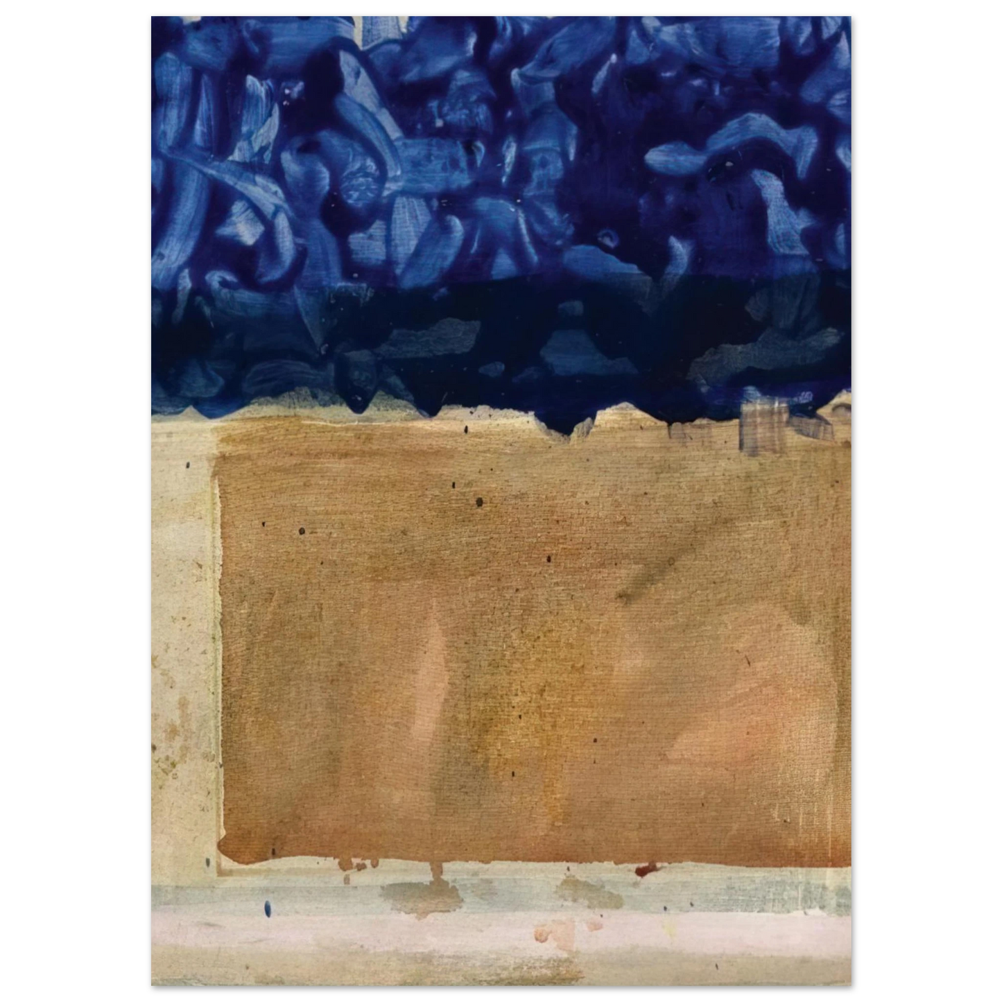 Helen Frankenthaler - Shoreline - 1952 Wall art - 25x60 cm / 10x24 inches - Fine Art Poster - -