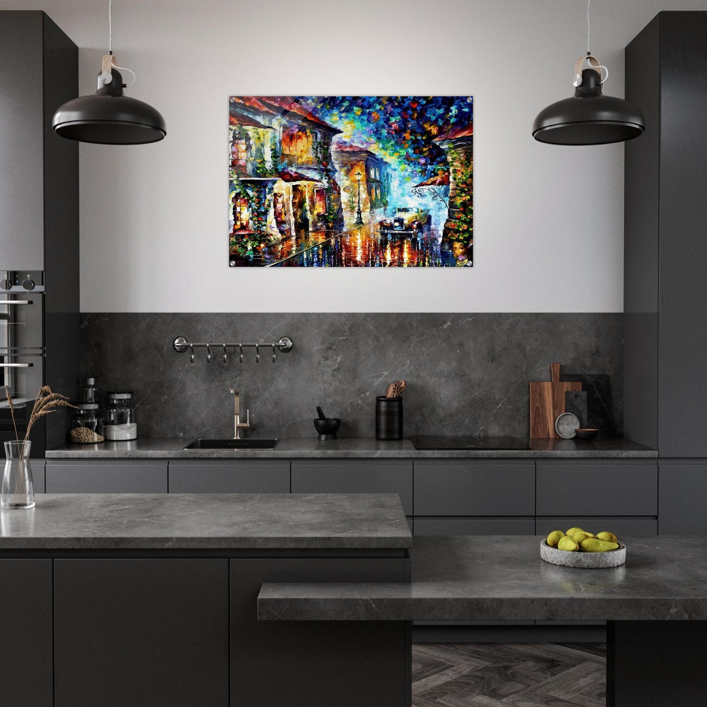 Leonid Afremov - Leonid Afremov Acrylic Print - 70x100 cm / 28x40″ inches