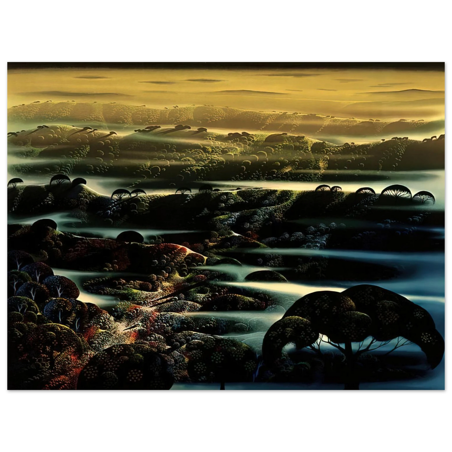 Eyvind Earle - The Valley's Wild Fine Art Poster - Default Title