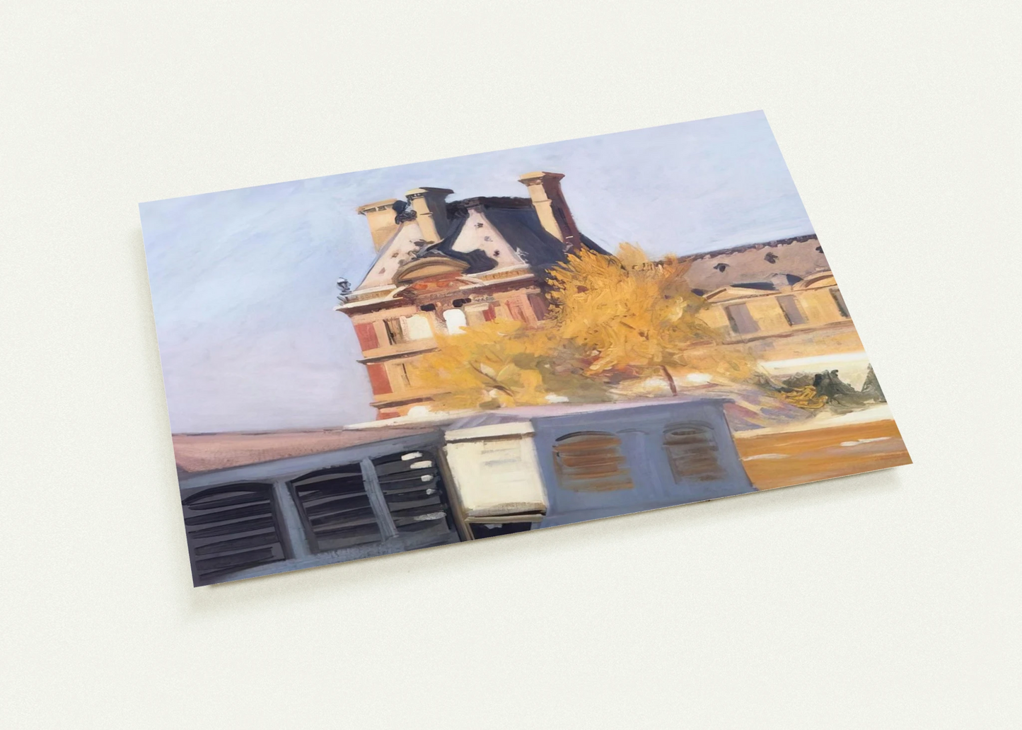 Le Pavillon de Flore By Edward Hopper Pack of 10 Post Cards | Edward Hopper Post Cards | A6 (10.5 x 14.8 cm) - 4.1 x 5.8 inches