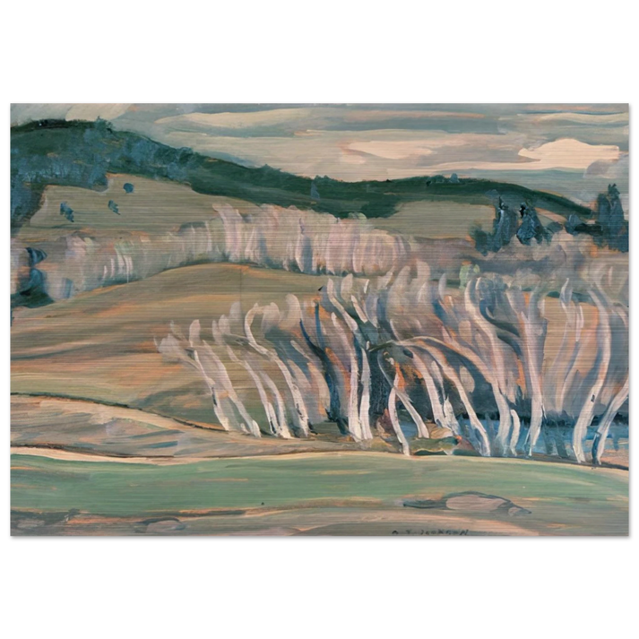 Spring, Caribou Country - 1949 - A.Y. Jackson Brushed Aluminum Print - 70x100 cm / 28x40 inches | A.Y. Jackson Aluminum Print | A.Y. Jackson Prints