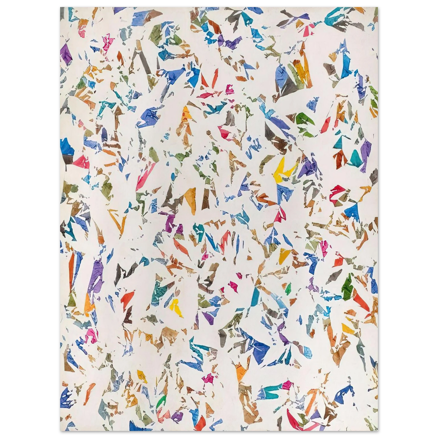 Simon Hantai - Blanc - 1974 Fine Art Poster - Default Title