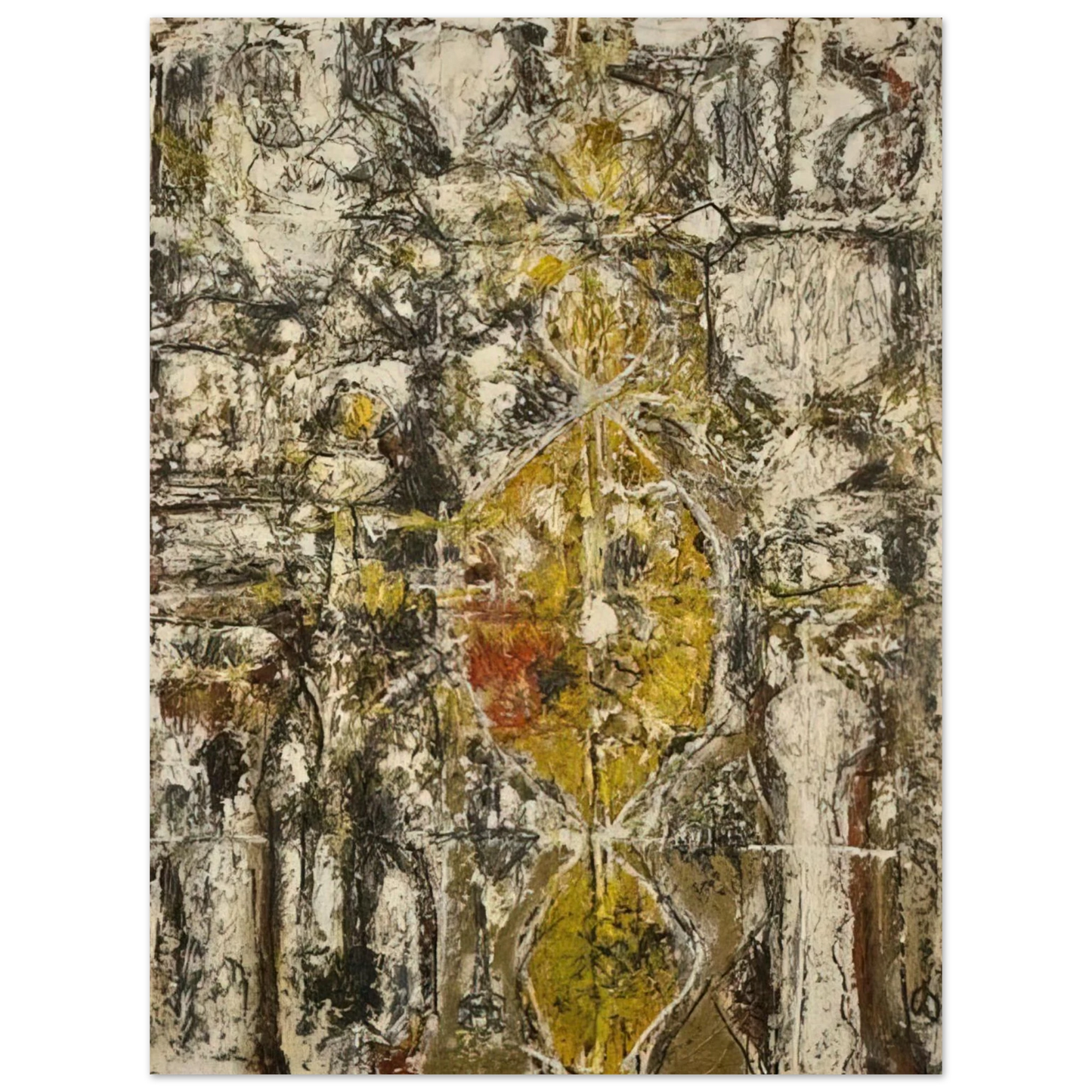 Richard Pousette-Dart - Cascella II - 1952 Fine Art Poster - Default Title