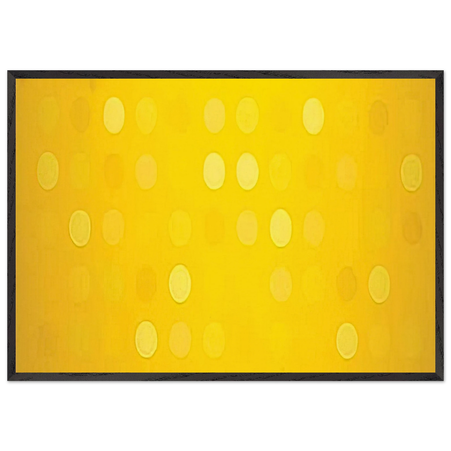 Grid Twenty-Eight - 1970 - Thomas Downing 70x100 cm / 28x40 inches Framed Art Print – Black Wooden Frame