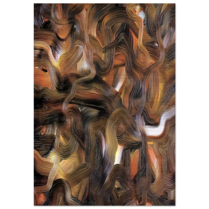 RED BLUE YELLOW - Gerhard Richter Brushed Aluminum Print - 70x100 cm / 28x40 inches | Gerhard Richter Aluminum Print | Gerhard Richter Prints