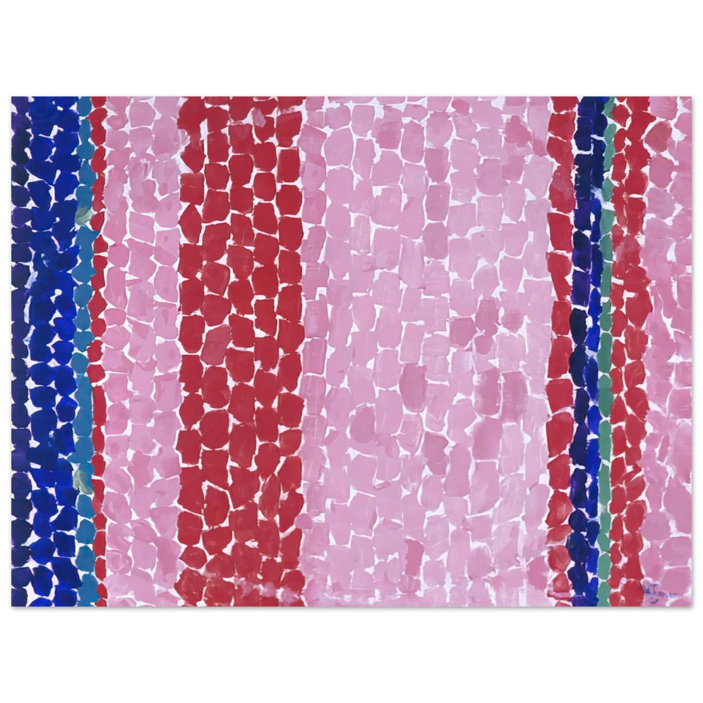 Alma Woodsey Thomas - A GLIMPSE OF MARS 1969 Fine Art Poster - Default Title