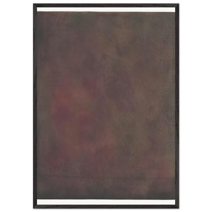 UNTITLED FARBRAUMK RPER 1978 - Gotthard Graubner 70x100 cm / 28x40 inches Framed Art Print – Black Wooden Frame