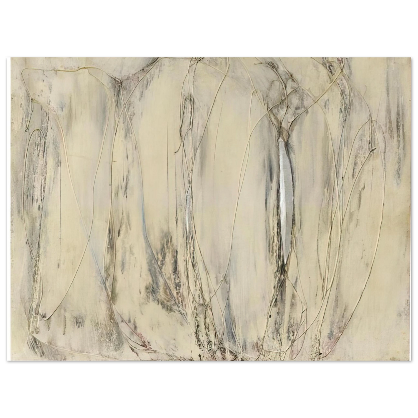 Enrico Castellani - Composition - 1958 Fine Art Poster - Default Title