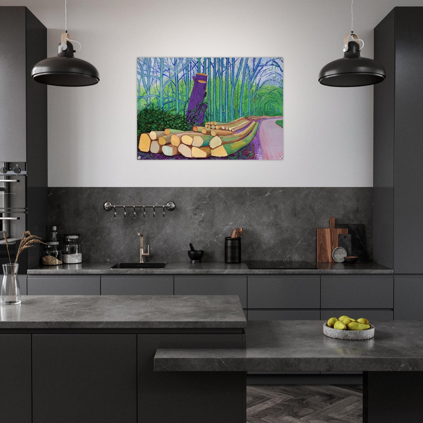 David Hockney - David Hockney Acrylic Print - 70x100 cm / 28x40″ inches | David Hockney Art | Artwork by David Hockney