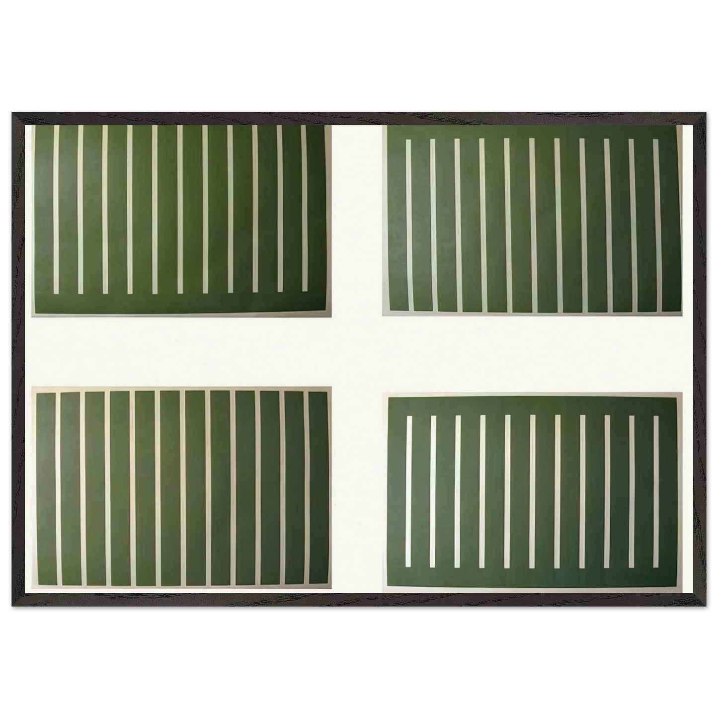 Untitled 207-210 - 1991 - Donald Judd 70x100 cm / 28x40 inches Framed Art Print – Black Wooden Frame