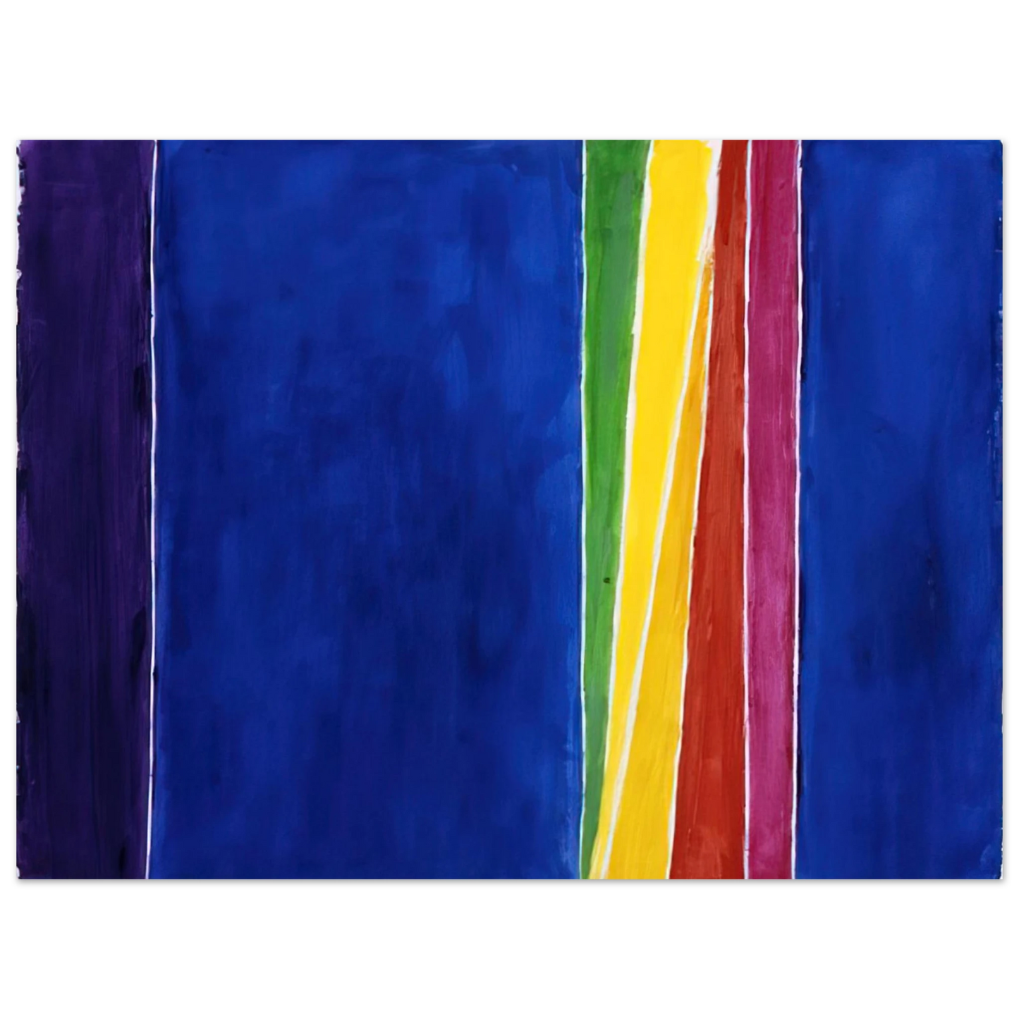 Alma Woodsey Thomas - ATMOSPHERIC EFFECTS II 1972 Fine Art Poster - Default Title