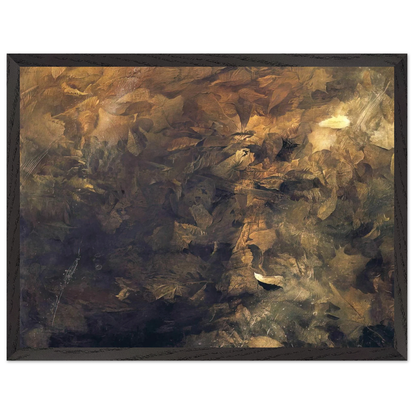 Andrew Wyeth - THIN ICE Wall Art - 30x40 cm / 12x16 inches - Premium Wooden Framed Poster With Fine Art Paper - Wood frame