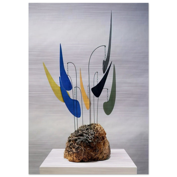 MYRTLE BURL 1941 - Alexander Calder Brushed Aluminum Print - 70x100 cm / 28x40 inches | Alexander Calder Aluminum Print | Alexander Calder Prints