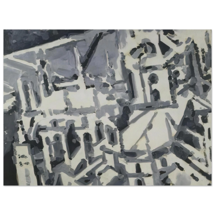 Gerhard Richter - TOWNSCAPE M9 1968 75x100 cm / 30x40inches Fine Art Poster