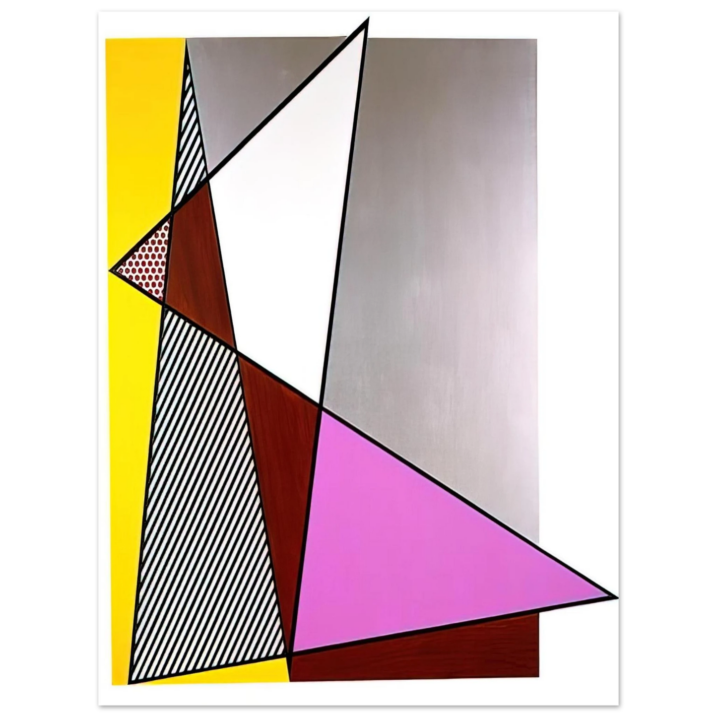 Roy Lichtenstein - IMPERFECT PAINTING 1986 Fine Art Poster - Default Title