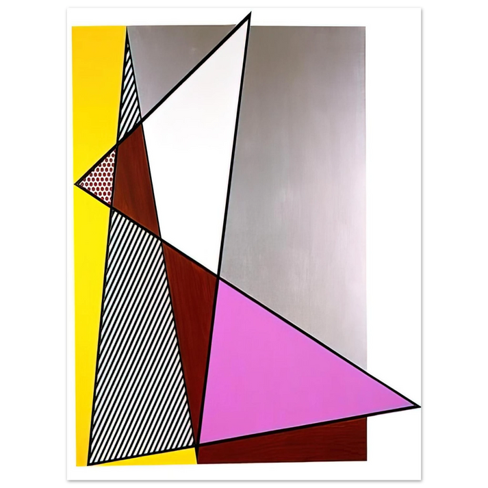 Roy Lichtenstein - IMPERFECT PAINTING 1986 75x100 cm / 30x40inches Fine Art Poster