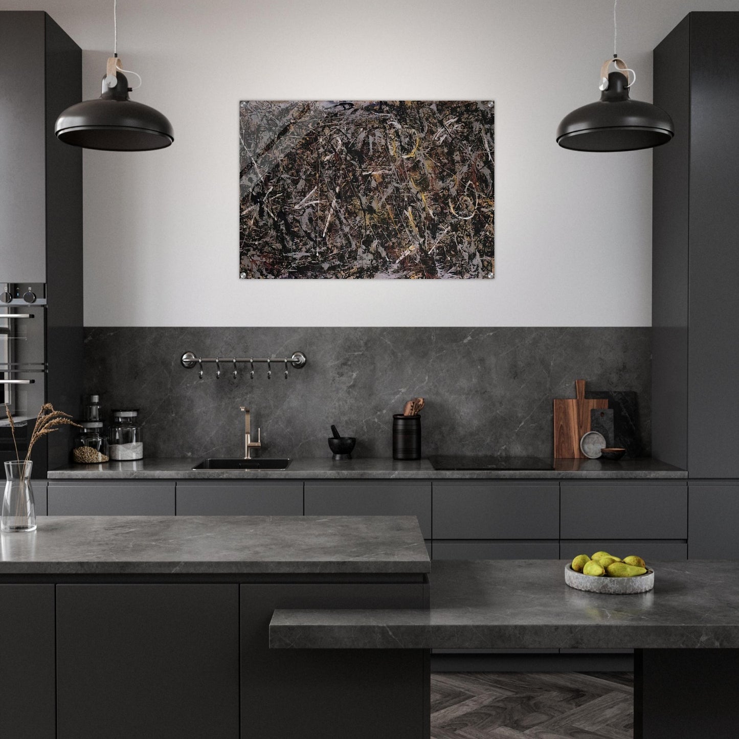 ALCHEMY 1947 - Jackson Pollock Acrylic Print - 70x100 cm / 28x40″ inches