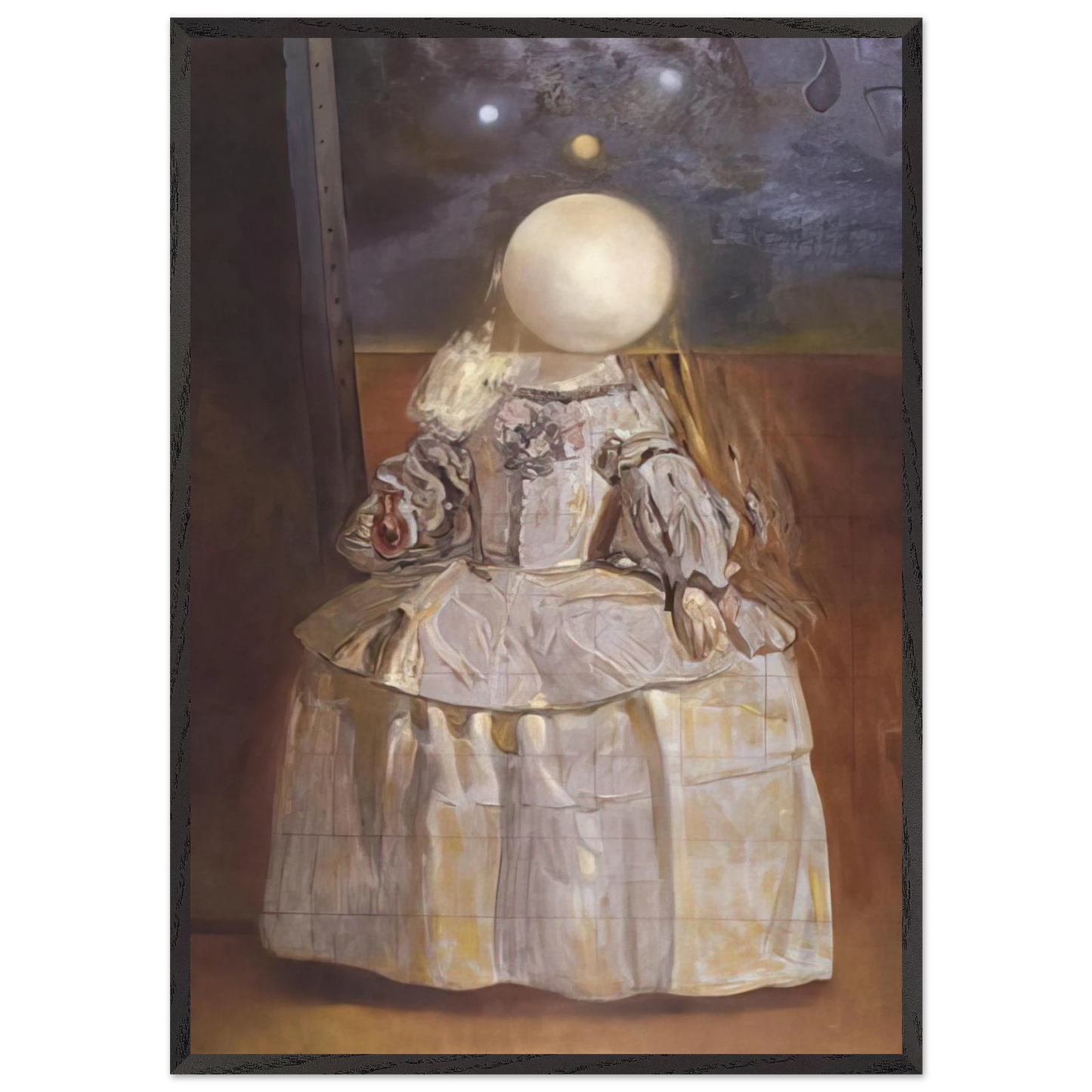 THE PEARL - Salvador Dali Framed Art Print – Black Wooden Frame - Default Title - -Framed Art Print