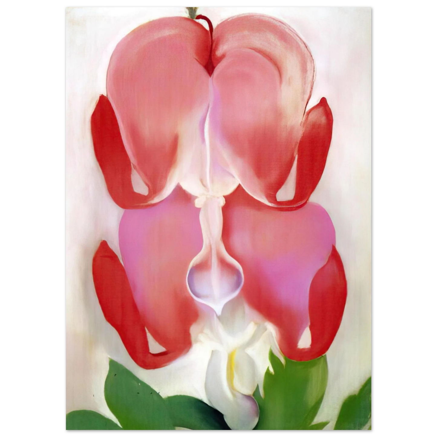 Georgia O'Keeffe - Bleeding Heart Fine Art Poster - 75x100 cm / 30x40 inches