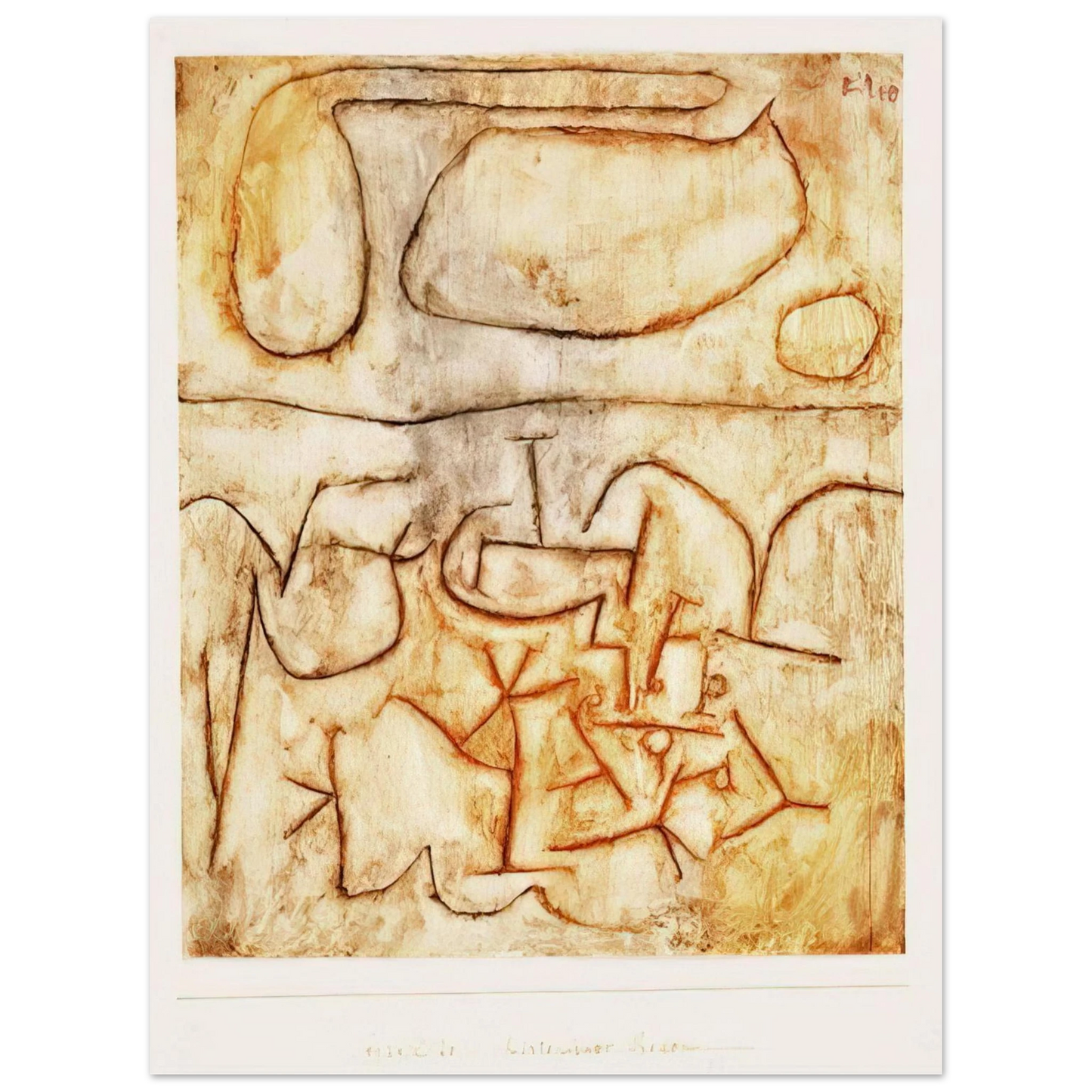 Paul Klee - HISTORIC GROUND 1939 Fine Art Poster - Default Title