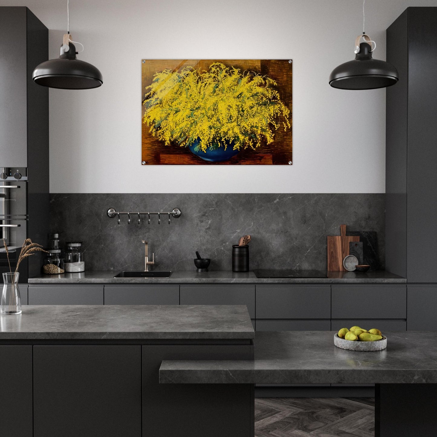 MIMOSAS 1939 - Moise Kisling Acrylic Print - 70x100 cm / 28x40″ inches | Moise Kisling Wall Art | Moise Kisling Prints