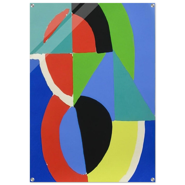 COMPOSITION 2 - Sonia Delaunay Acrylic Print - 70x100 cm / 28x40″ inches