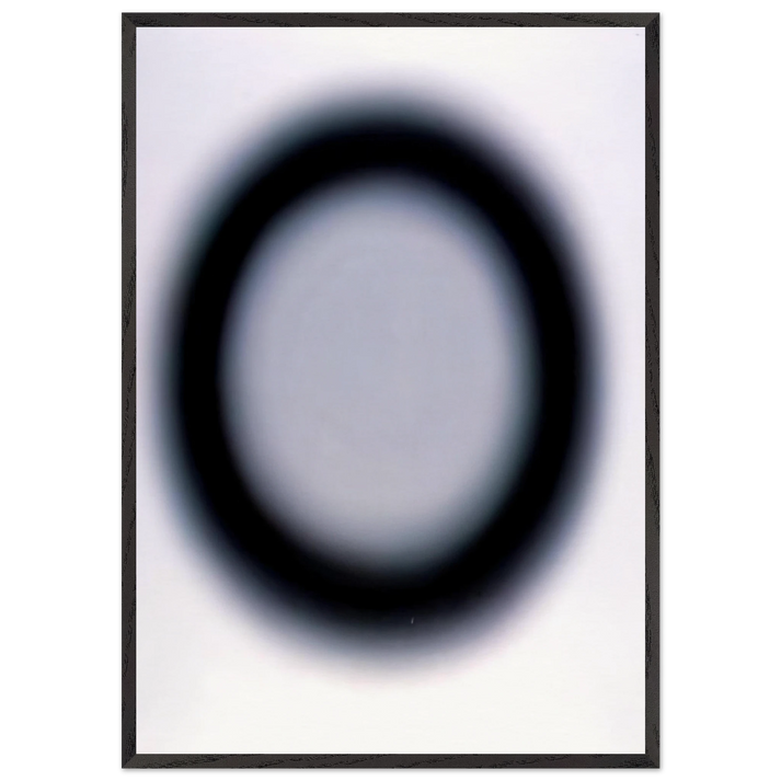 Square 16 - 1962 - Wojciech Fangor 70x100 cm / 28x40 inches Framed Art Print – Black Wooden Frame