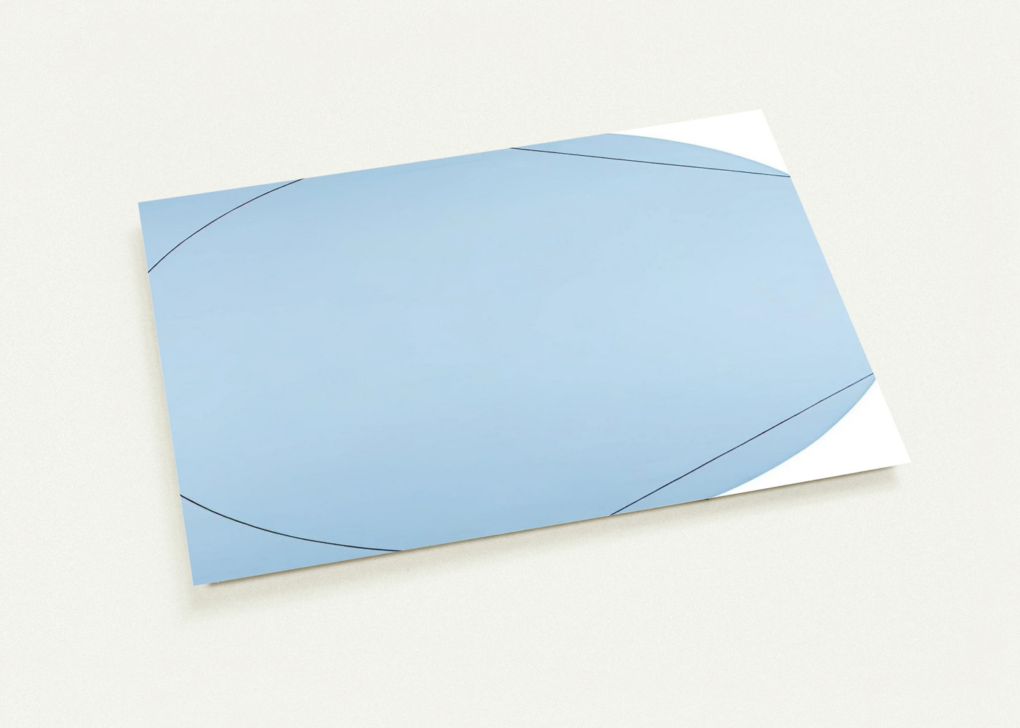 CIRCLE IN AND OUT OF A POLYGON 2 1973 By Robert Mangold Pack of 10 Post Cards | Robert Mangold Post Cards | A6 (10.5 x 14.8 cm) - 4.1 x 5.8 inches