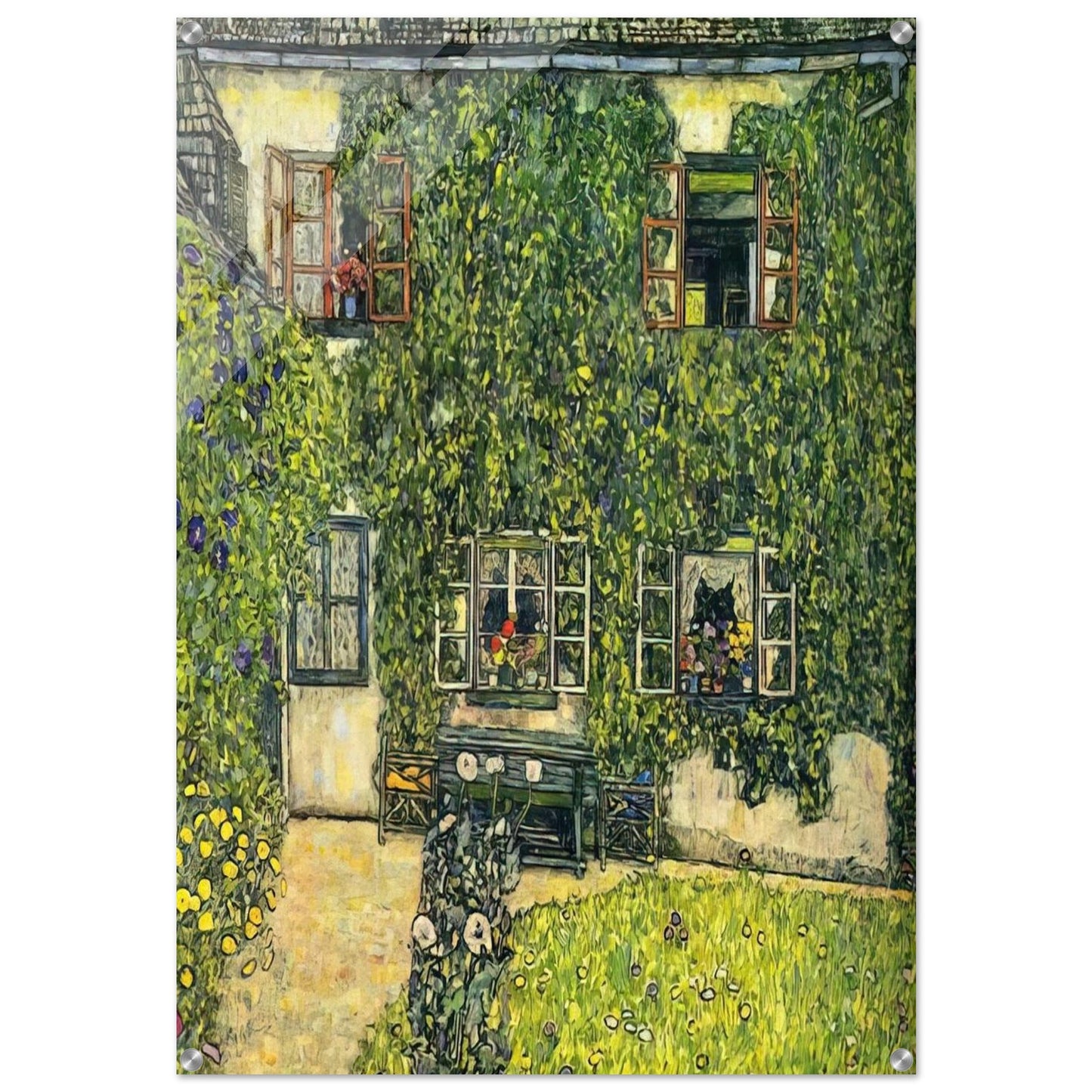 THE HOUSE OF GUARDABOSCHI - Gustav Klimt Acrylic Print - 70x100 cm / 28x40″ inches | Gustav Klimt Wall Art | Gustav Klimt Prints