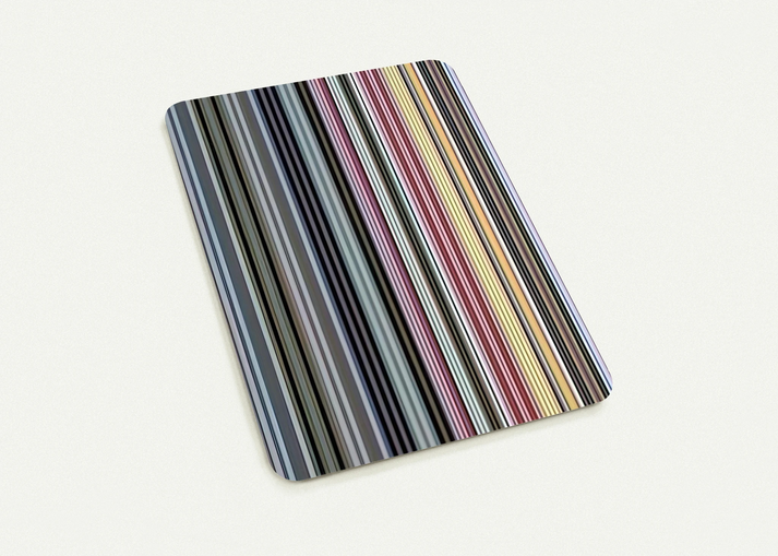 Alice Tully Hall Sampler - 1961 By Gene Davis Pack of 10 Post Cards | Gene Davis Post Cards | A6 (10.5 x 14.8 cm) - 4.1 x 5.8 inches