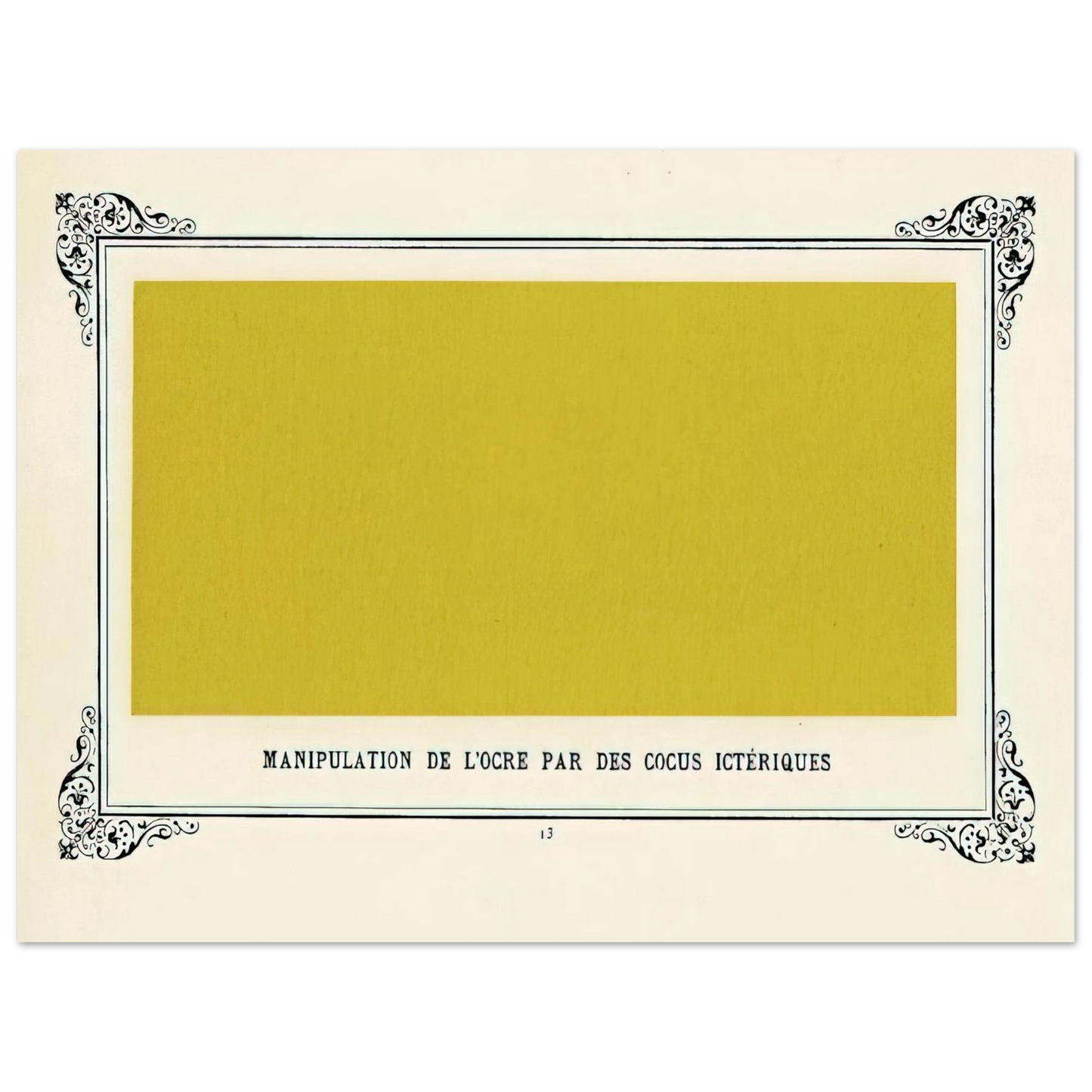 Alphonse Allais - Jaundiced Cuckolds Handling Ochre Fine Art Poster - Default Title