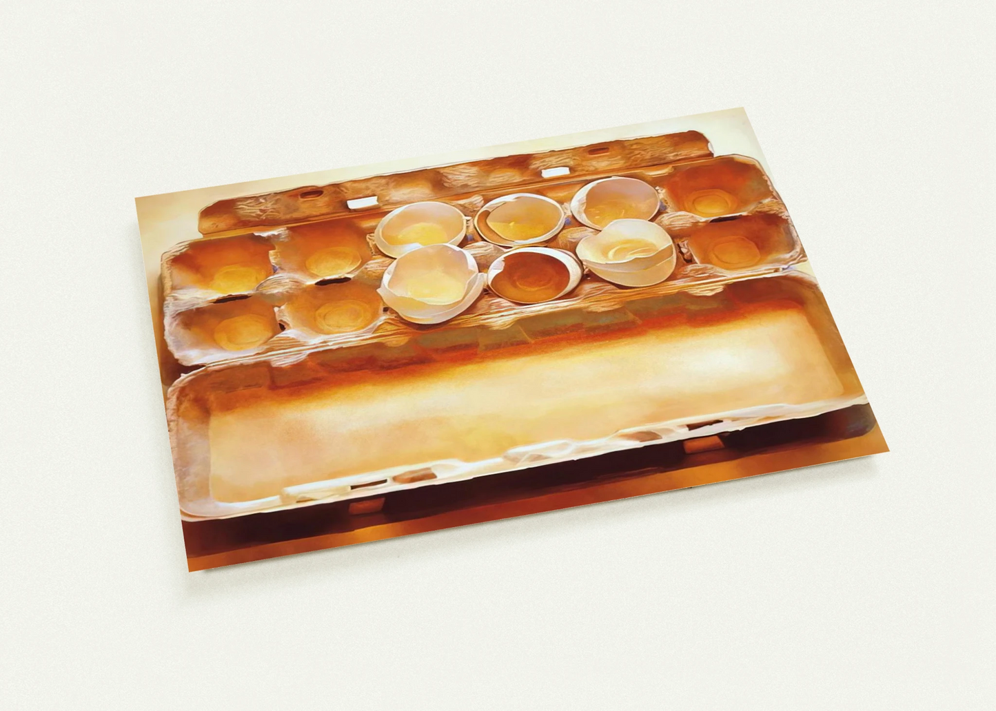 Eggs in an Egg Crate - 1975 By Mary Pratt Pack of 10 Post Cards | Mary Pratt Post Cards | A6 (10.5 x 14.8 cm) - 4.1 x 5.8 inches