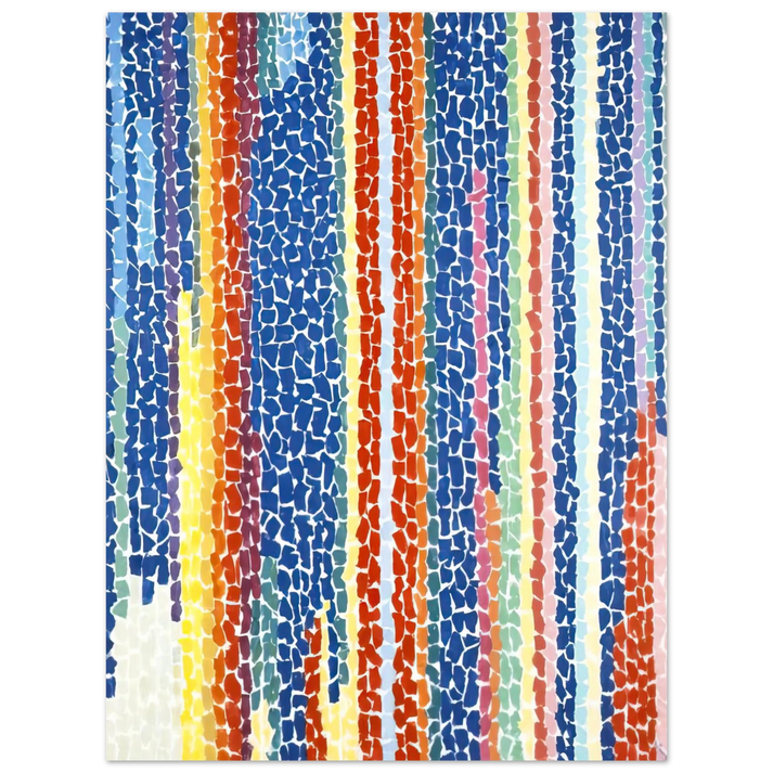 Alma Woodsey Thomas - IRIS TULIPS JONQUILS AND CROCUSES 1969 75x100 cm / 30x40inches Fine Art Poster