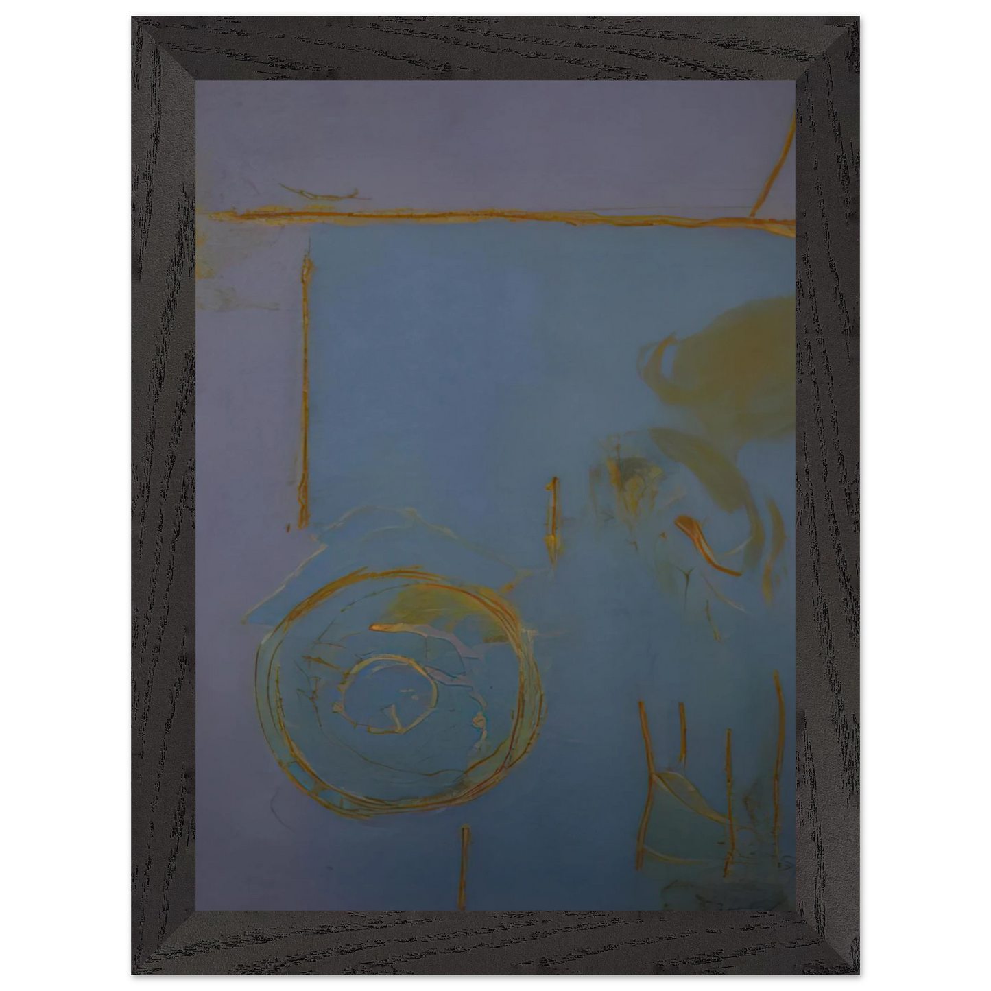 Helen Frankenthaler - Guadalupe - 1989 Wall art - 30x40 cm / 12x16 Inches - Premium Wooden Framed Poster With Fine Art Paper - Black frame