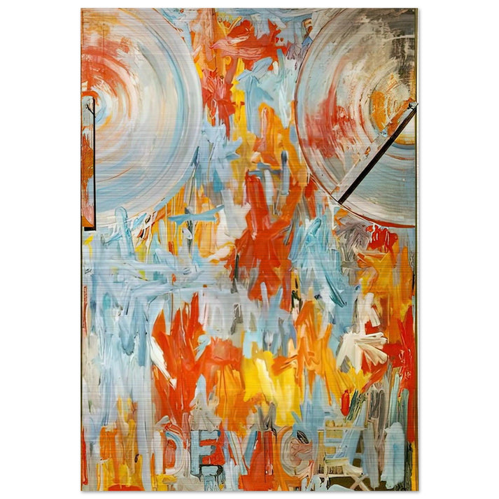 DEVICE - Jasper Johns Brushed Aluminum Print - 70x100 cm / 28x40 inches | Jasper Johns Aluminum Print | Jasper Johns Prints