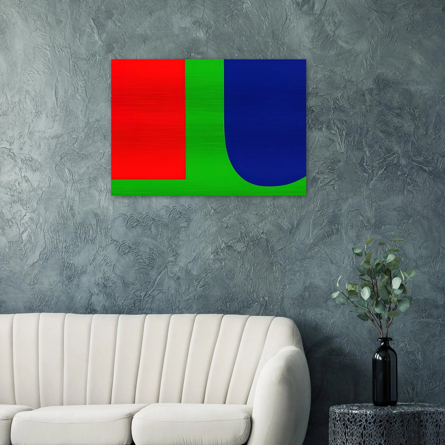 Red Blue Green - Ellsworth Kelly Brushed Aluminum Print - 70x100 cm / 28x40 inches | Ellsworth Kelly Aluminum Print | Ellsworth Kelly Prints