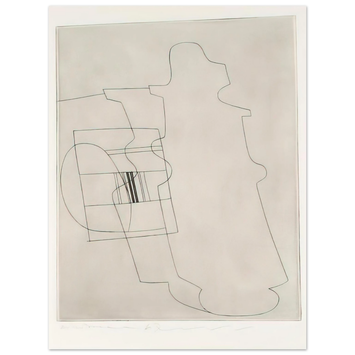 Ben Nicholson - Glass topped bottle - 1967 Fine Art Poster - Default Title