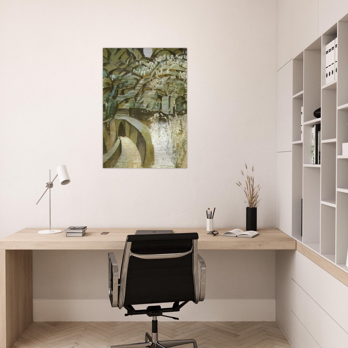 LA JORNETA - Salvador Dali Brushed Aluminum Print - 70x100 cm / 28x40 inches | Salvador Dali Aluminum Print | Salvador Dali Prints