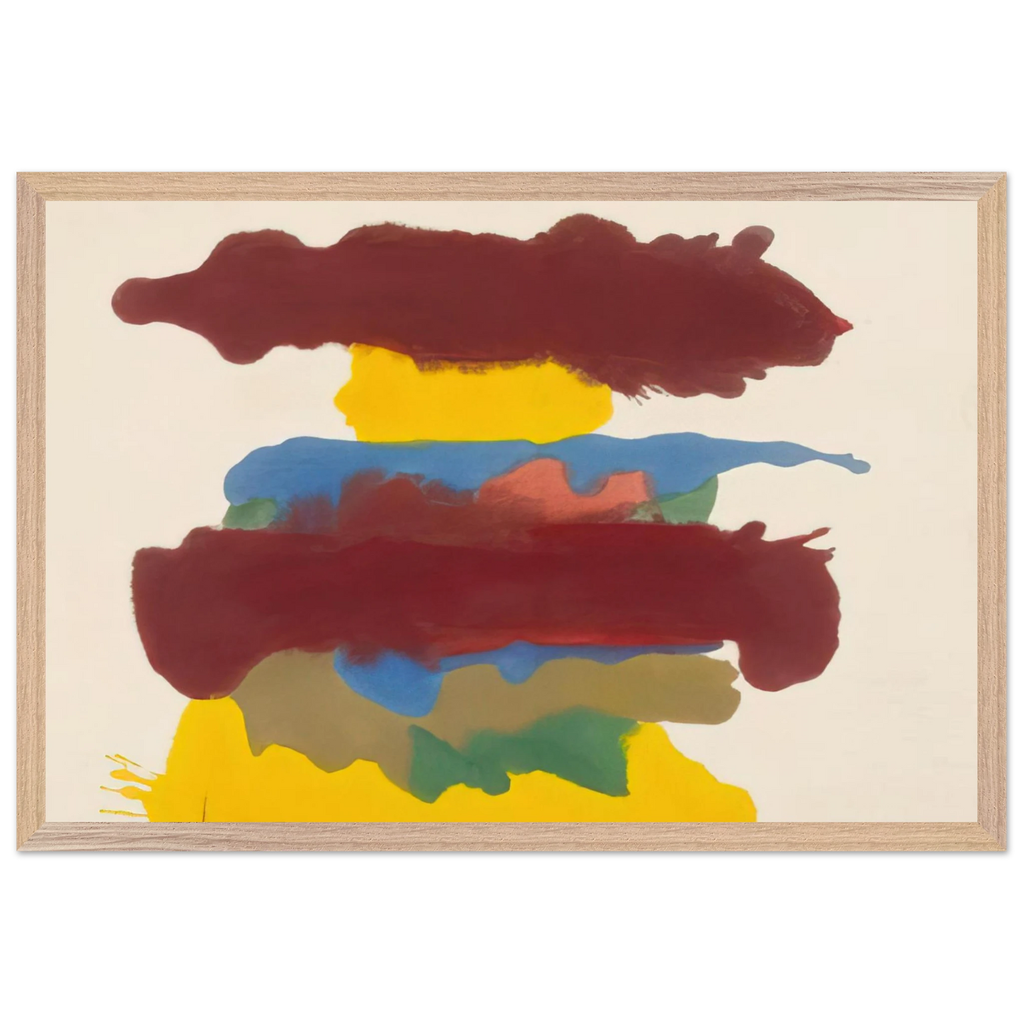 Helen Frankenthaler - Weather Change - 1963 Wall art - A3 (29.7 x 42 cm) - Fine Art Poster - -