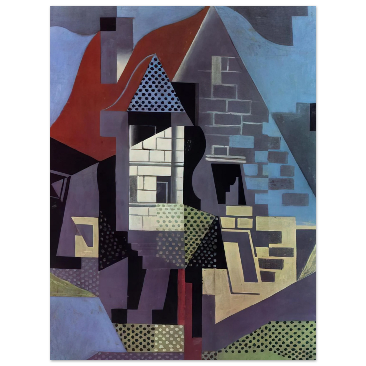 Juan Gris - LANDSCAPE AT BEAULIEU Fine Art Poster - Default Title