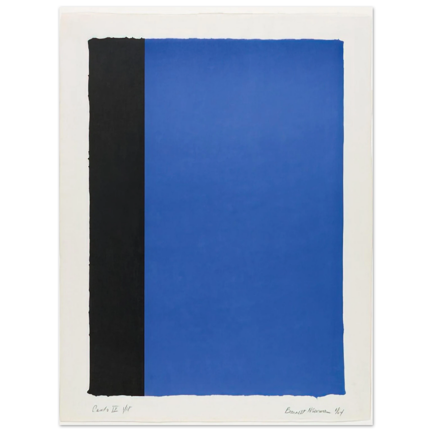 Barnett Newman - Canto IX Fine Art Poster - Default Title