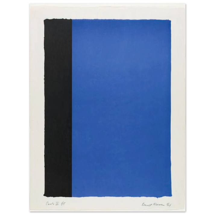 Barnett Newman - Canto IX 75x100 cm / 30x40inches Fine Art Poster
