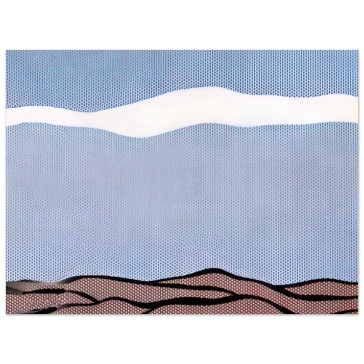 Roy Lichtenstein - LANDSCAPE 1964 75x100 cm / 30x40inches Fine Art Poster