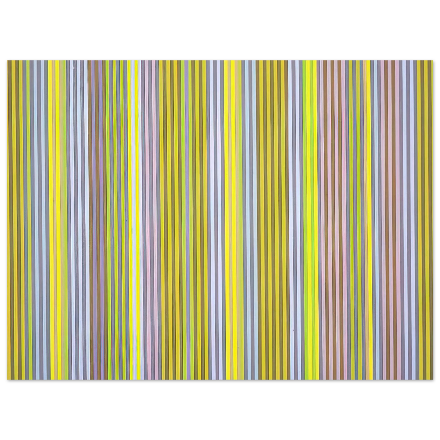 Gene Davis - Black Popcorn - 1969 Fine Art Poster - Default Title