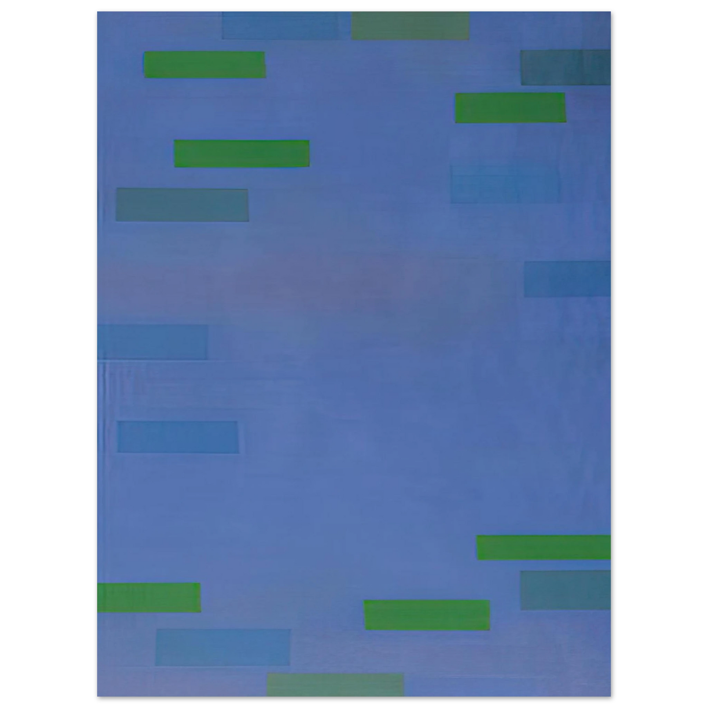 Ad Reinhardt - Abstract Painting, Blue - 1952 Fine Art Poster - Default Title