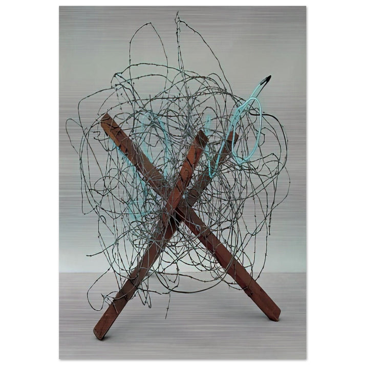 Tumbleweed - James Rosenquist Brushed Aluminum Print - 70x100 cm / 28x40 inches | James Rosenquist Aluminum Print | James Rosenquist Prints