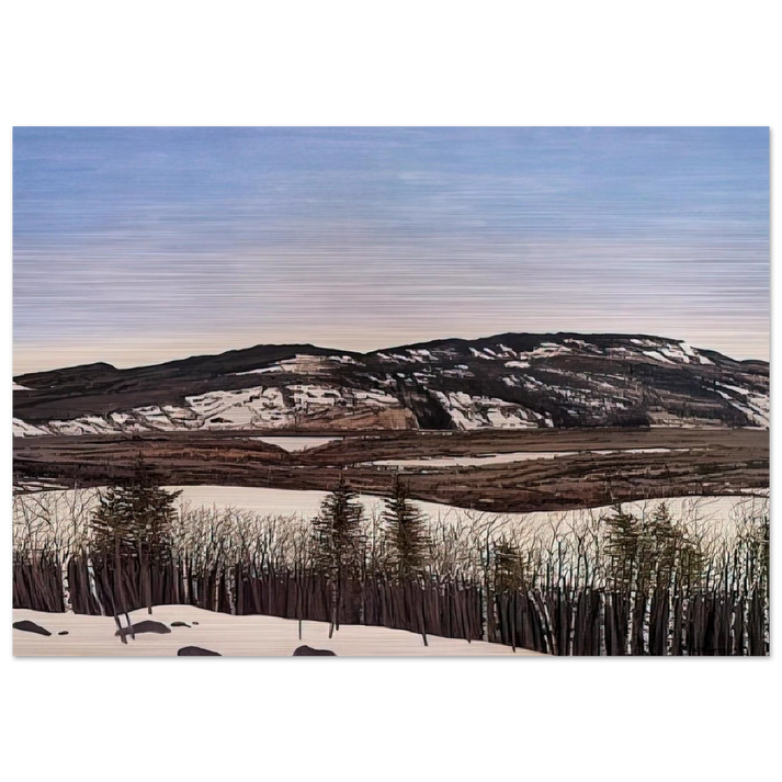 Hope to Megunticook - 1992 - Neil Welliver Brushed Aluminum Print - 70x100 cm / 28x40 inches | Neil Welliver Aluminum Print | Neil Welliver Prints