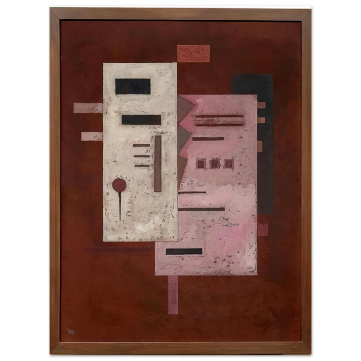 Wassily Kandinsky - SOFT ROUGHNESS 1933 75x100 cm / 30x40inches Fine Art Poster